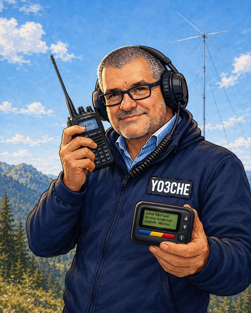 Handheld radio and pager